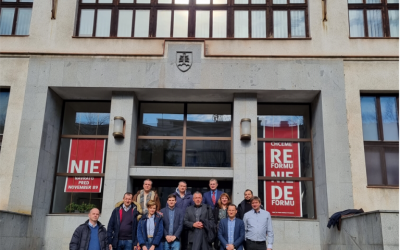 STUDIJSKO PUTOVANJE U OKVIRU PROJEKTA IC4HEDS – UPOZNAVANJE S NAJBOLJIM PRAKSAMA U PODRUČJU DIGITALNE TRANSFORMACIJE I INDUSTRIJE 4.0 NA SLOVAČKOM TEHNOLOŠKOM SVEUČILIŠTU U BRATISLAVI