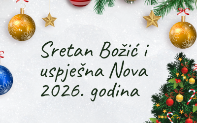Neka nova godina donese nove prilike, uspješne projekte i zadovoljstvo u svakodnevnom radu!